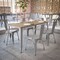 Flash Furniture 30x60 Table Brown Umbrella Top/Silver Steel Frame JJ-T146120-BRSL-GG - alternate 9